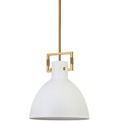 Dainolite Liberty Pendant Light - Color: White - Size: Small - LBY-141P-MW-