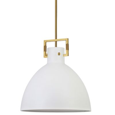 Dainolite Liberty Pendant Light - Color: White - Size: Medium - LBY-201P-MW