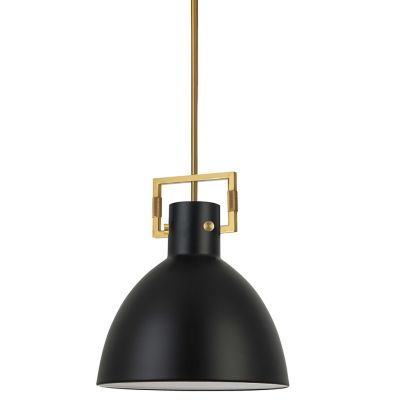 Dainolite Liberty Pendant Light - Color: Black - Size: Small - LBY-141P-MB-