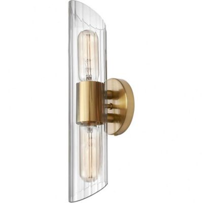 Dainolite Samantha Vanity Light - Color: Brass - Size: Small - SAM-162W-AGB