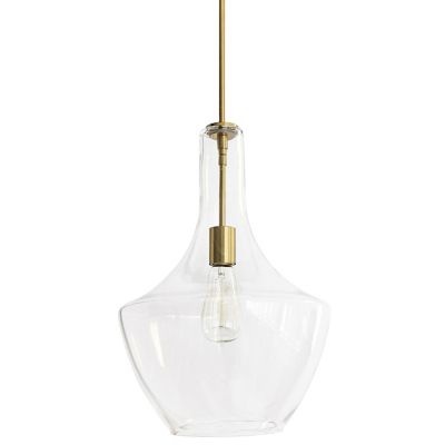 Dainolite Petalite Pendant Light - Color: Clear - Size: 13 - PTL-121P-AG