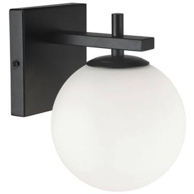 Dainolite Vivaldi Wall Sconce - Color: Black - Size: 1 light - VAD-51W-MB