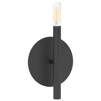 Dainolite Wand Wall Sconce - Color: Black - Size: 1 light - WAN-91W-MB