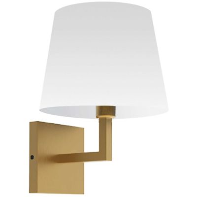 Dainolite Whitney Wall Sconce - Color: Brass - Size: 1 light - WHN-91W-AGB-