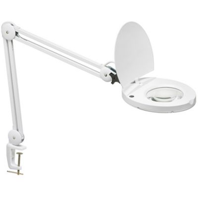 Dainolite Magnifier LED Clamp Lamp - Color: Black - DMLED10-A-5D-BK