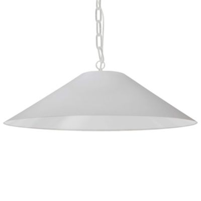 Dainolite Presley Pendant Light - Color: White - Size: Large - PSY-L-MW-790