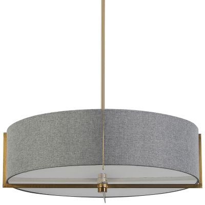 Dainolite Preston Pendant Light - Color: Grey - Size: Medium - PST-264LP-AG