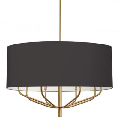 Dainolite Eleanor Chandelier - Color: Brass - Size: 8 light - ELN-388C-AGB-