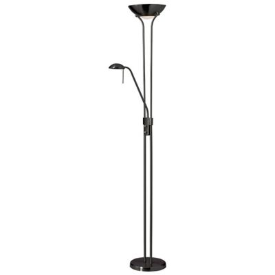 Dainolite Mother & Son Dome Floor Lamp - Color: Black - Size: 3 light - 505