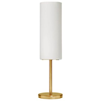 Dainolite Paza Table Lamp - Color: Brass - Size: 1 light - 83205-AGB-WH