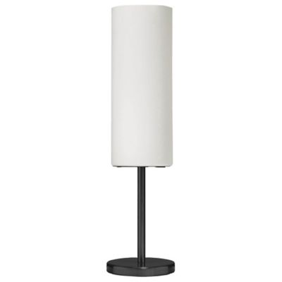 Dainolite Paza Table Lamp - Color: Black - Size: 1 light - 83205-MB-WH