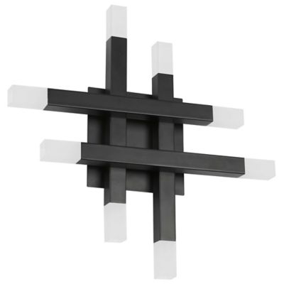 Dainolite Acasia LED Wall Sconce - Color: Black - ACS-1432W-MB-FR