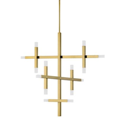 Dainolite Acasia LED Chandelier - Color: Brass - ACS-3656C-AGB-FR