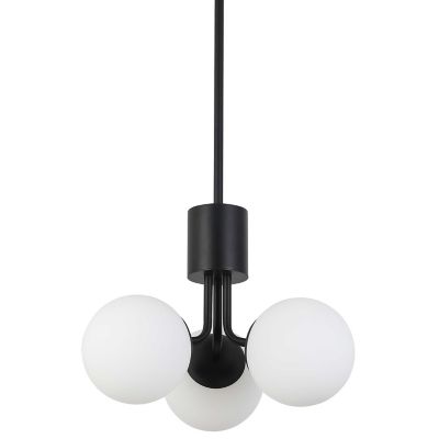 Dainolite Amanda Pendant Light - Color: White - Size: Small - AMA-153P-MB