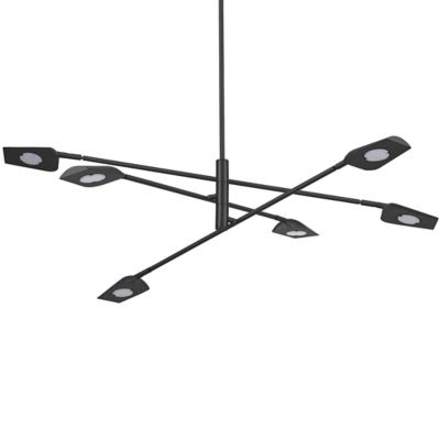 Dainolite Cari LED Chandelier - Color: Black - CAR-4030LEDC-MB