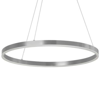 Dainolite Circulo LED Ring Chandelier - Color: Silver - Size: Small - CIR-2