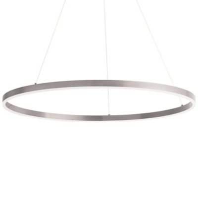 Dainolite Circulo LED Ring Chandelier - Color: Silver - Size: Medium - CIR-