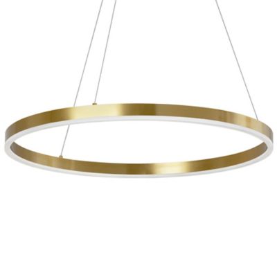 Dainolite Circulo LED Ring Chandelier - Color: Brass - Size: Small - CIR-24