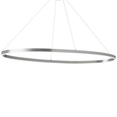 Dainolite Circulo LED Oval Chandelier - Color: Silver - CIR-4463C-SV