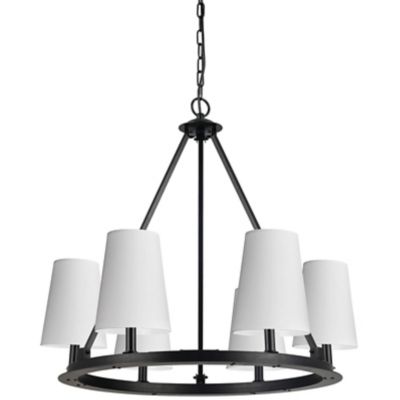 Dainolite Colby Chandelier - Color: Black - Size: Small - CLB-306C-MB-790