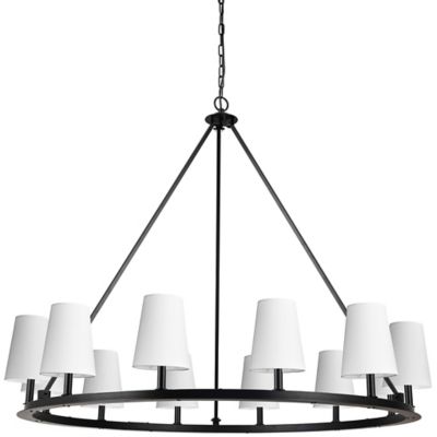 Dainolite Colby Chandelier - Color: Black - Size: Medium - CLB-5212C-MB-790