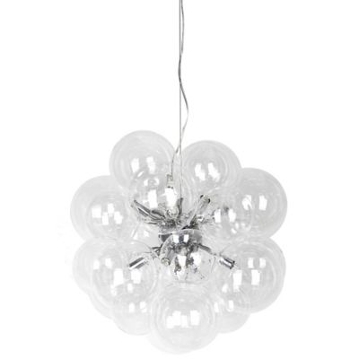 Dainolite Comet Chandelier - Color: Silver - Size: 6 light - CMT-206P-CLR-P