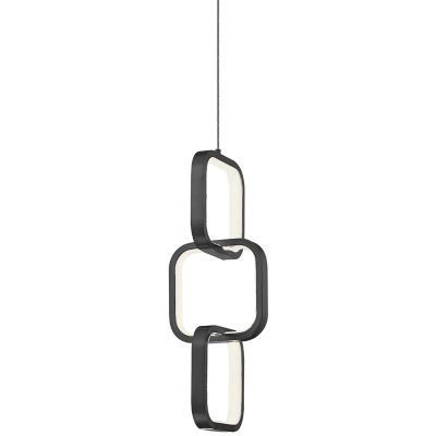 Dainolite Patsy LED Mini Pendant Light - Color: Black - PTY-1522LEDP-MB