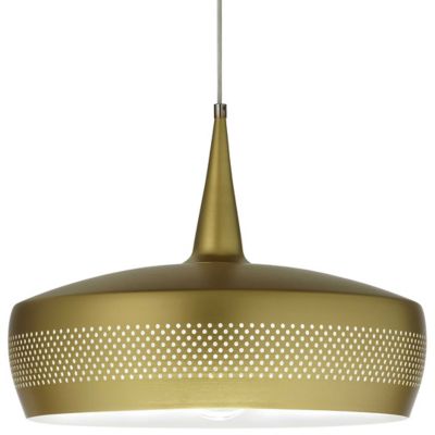 Dainolite Pixie Pendant Light - Color: Brass - Size: 1 light - PXE-161P-AGB