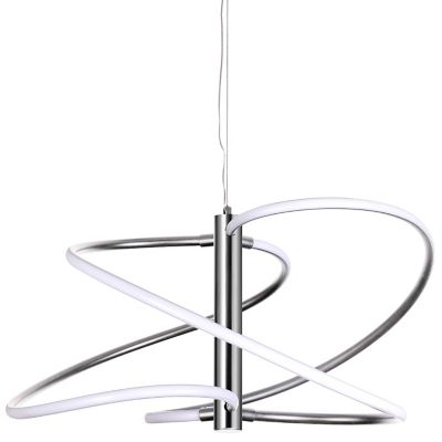 Dainolite Romy LED Pendant Light - Color: Silver - ROM-2433LEDP-PC