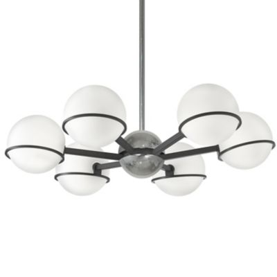 Dainolite Sofia Chandelier in Silver, Size: Small
