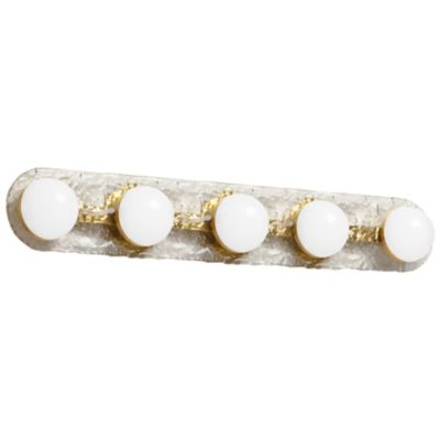 Dainolite Velma LED Vanity Light in Brass, Size: 5 light