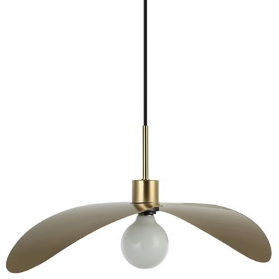Dainolite Christobel Pendant Light in Brass, Size: Large