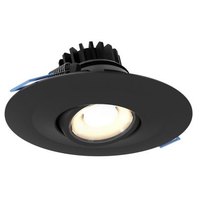 DALS Lighting Gimbal LED Recessed Light - Color: Black - Size: 4  - LEDD