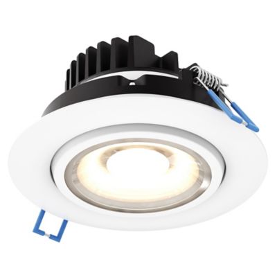 DALS Lighting Scope 4 Inch LED Gimbal Recessed Light - Color: White - GMB4-