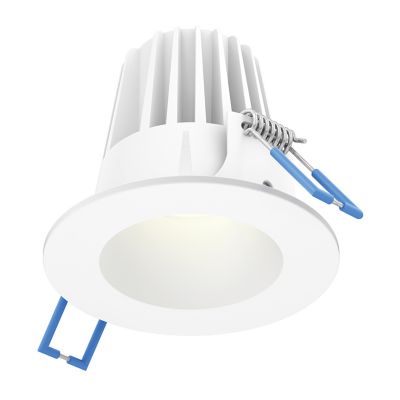 DALS Lighting Round LED Smooth Baffle Trim - Color: White - Size: 2  - R