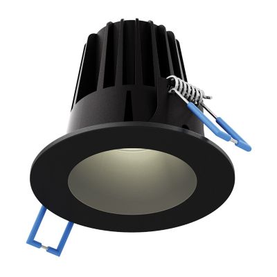 DALS Lighting Round LED Smooth Baffle Trim - Color: Black - Size: 2  - R