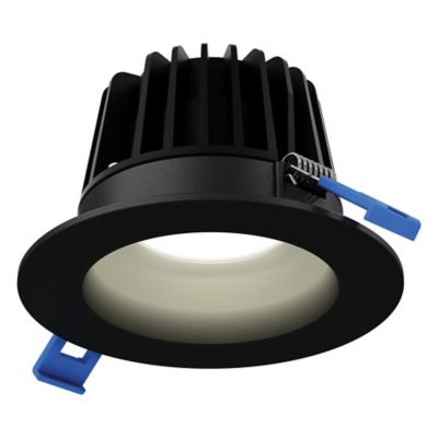 DALS Lighting Round LED Smooth Baffle Trim - Color: Black - Size: 4  - R