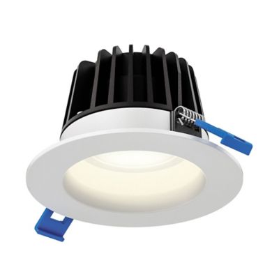 DALS Lighting Round LED Smooth Baffle Trim - Color: White - Size: 6  - R