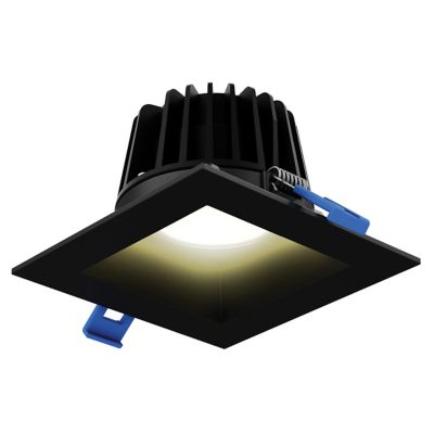 DALS Lighting Square Smooth LED Baffle Trim - Color: Black - Size: 4  - 