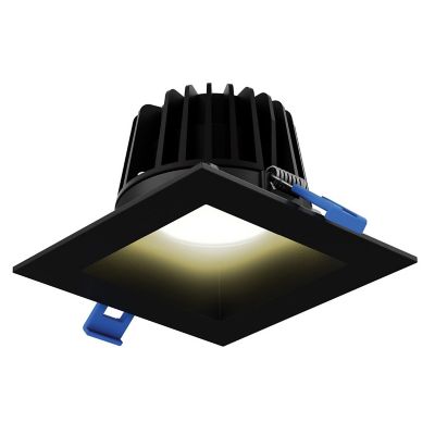 DALS Lighting Square Smooth LED Baffle Trim - Color: Black - Size: 6  - 