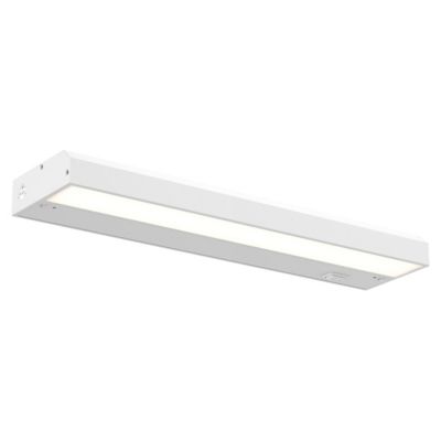 DALS Lighting Hardwired Non-Swivel Linear Under Cabinet Light - Color: Whi