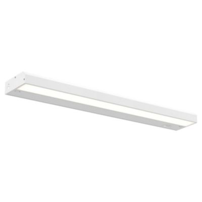 DALS Lighting Hardwired Non-Swivel Linear Under Cabinet Light - Color: Whi