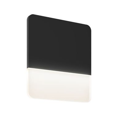 DALS Lighting SQS LED Wall Sconce - Color: Black - Size: 10 - SQS10-3K-B