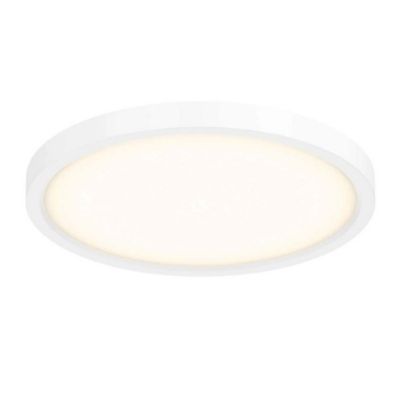 DALS Lighting Slim LED Flushmount Light - Color: White - Size: 7  - 7207