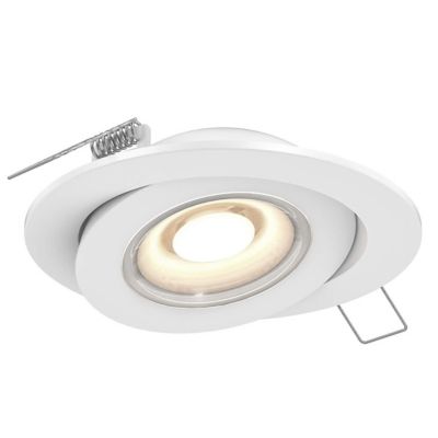 DALS Lighting Pivot Flat Recessed LED Gimbal Light - Color: Matte - Size: 