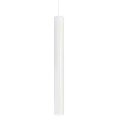 DALS Lighting Cylindrical LED Pendant Light - Color: White - Size: 24 - 