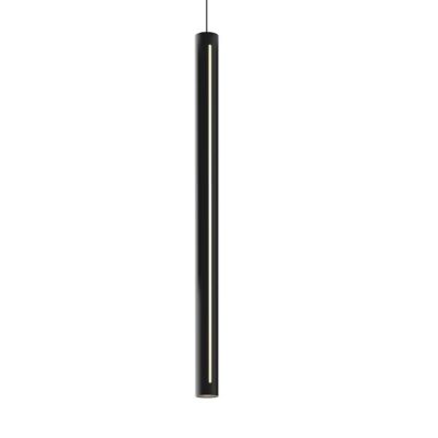 DALS Lighting Cylindrical LED Pendant Light - Color: Black - Size: 36 - 