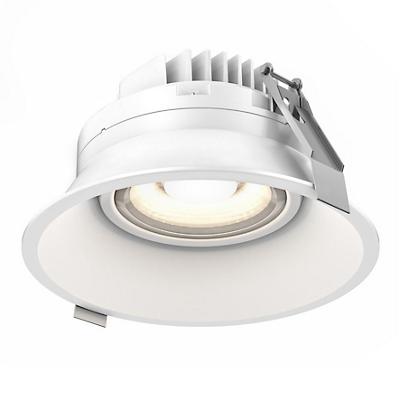 Regressed 6 Inch Gimbal LED Downlight With Thin Trim