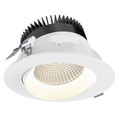 DALS Lighting Revolve Regressed Gimbal LED Recessed Light - Color: White -