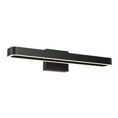 DALS Lighting Aria LED Vanity Light - Color: Black - Size: Small - VSW24-CC